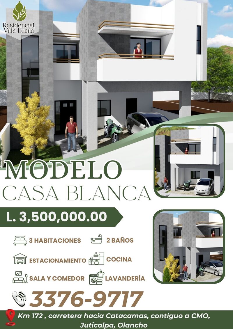 Modelo Casa Blanca — Residencial Villa Lucila